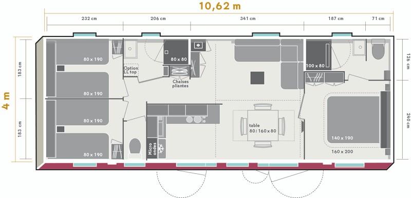 MOBIL HOME CONFORT+ 35M²